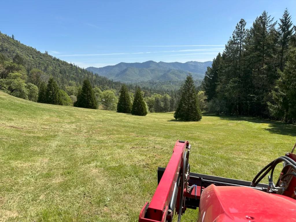 Rogue Valley field mower defensible space fallback